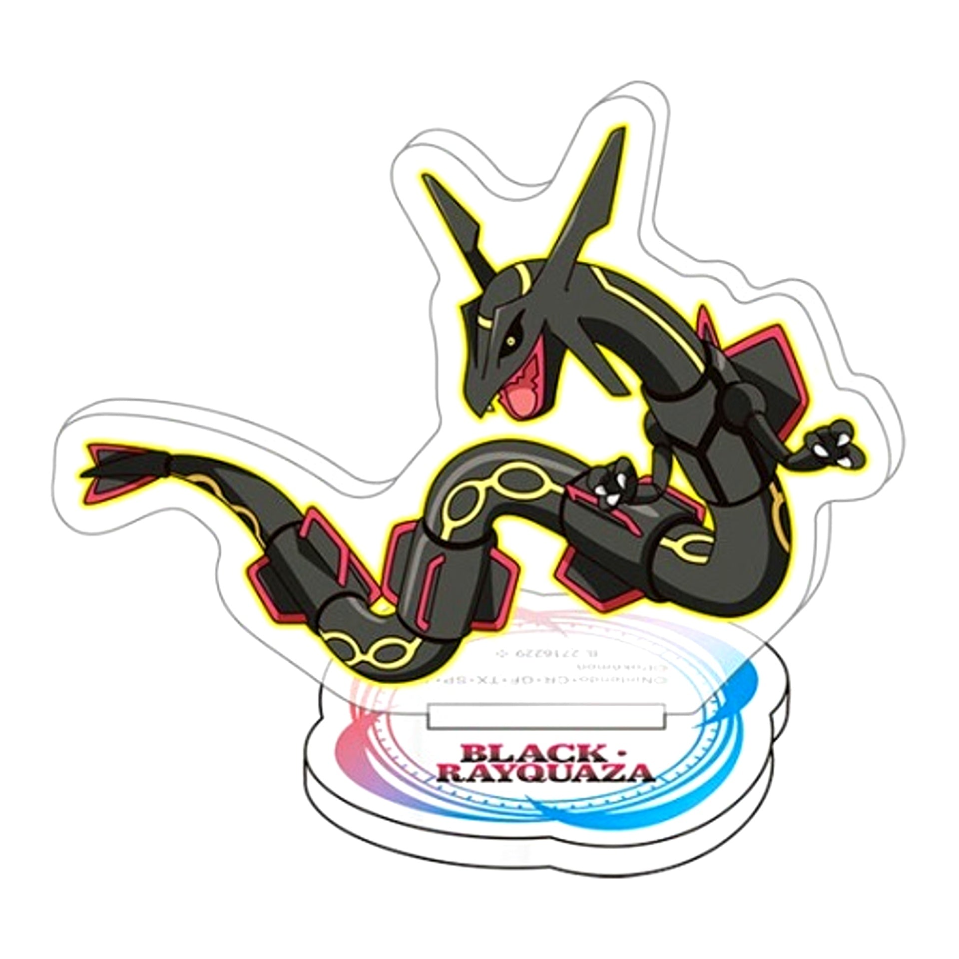 Black Rayquaza Pokemon Acrylic Stand Collection 2 [USED]