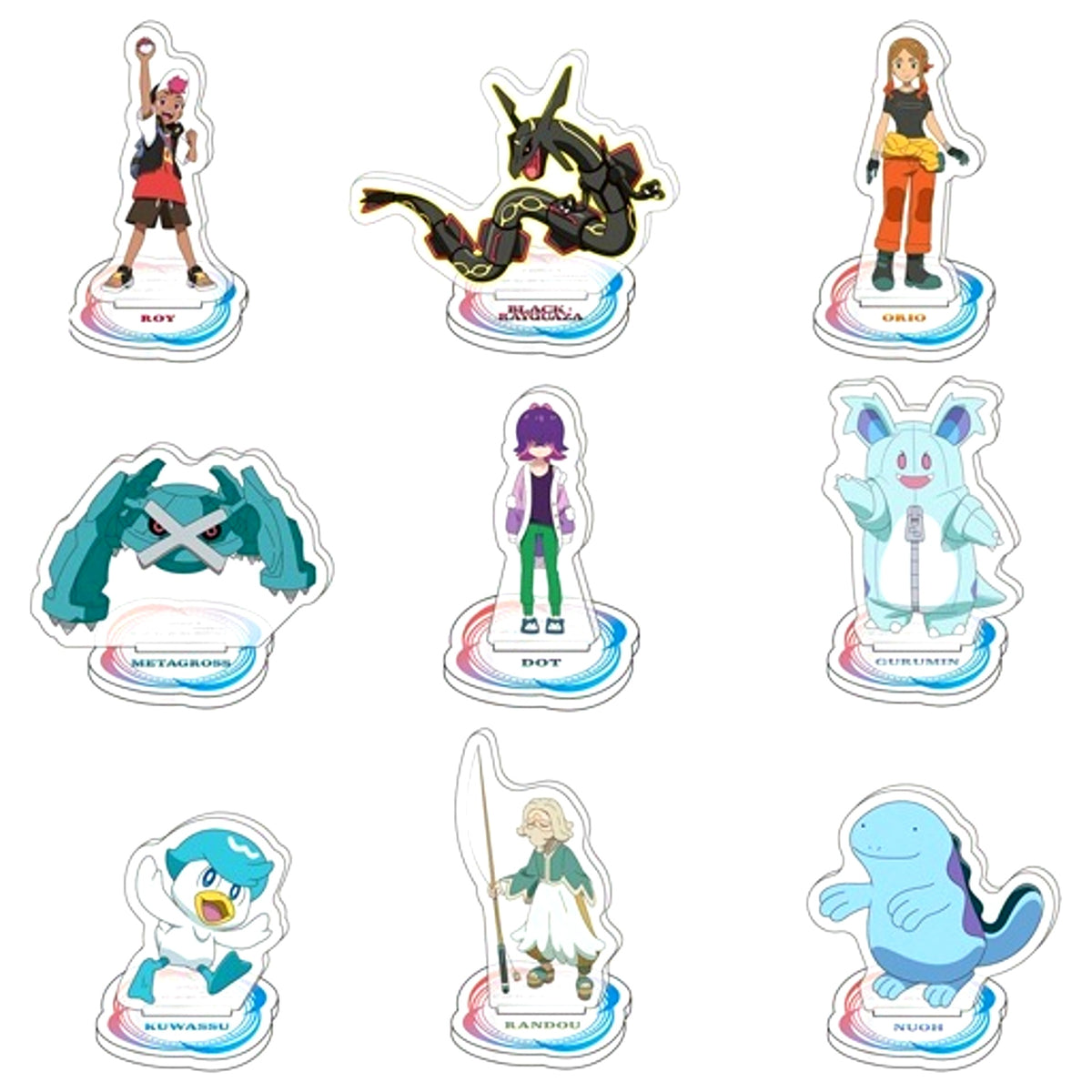 Set of 9 Pokemon Acrylic Stand Collection 2 [USED]