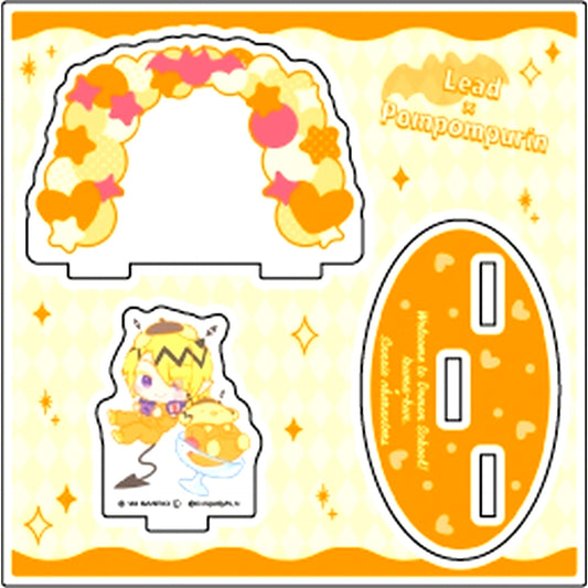 Shax Lied x Pompompurin 05. Illustration Mini Character Welcome to Demon School! Iruma-kun x Sanrio Characters Acrylic Figure Plate [USED]