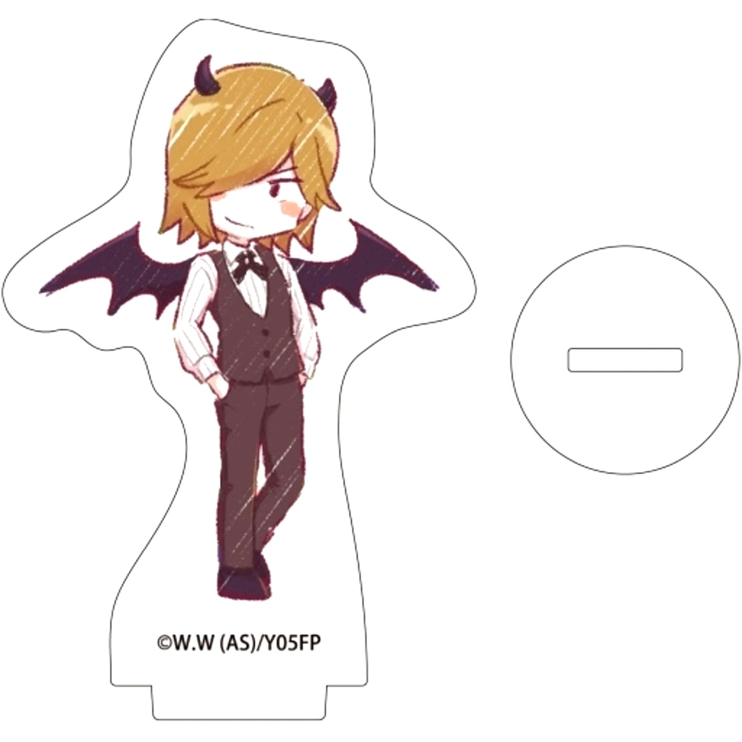 Hajime Aoyagi Yowamushi Pedal LIMIT BREAK Acrylic Petit Stand 07. GraffArt Illustration [USED]