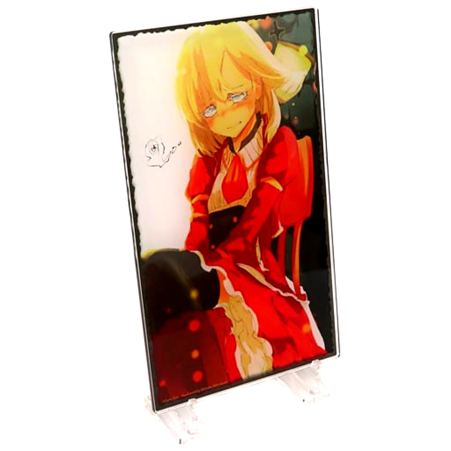 Vol. 2 Illustration A The Saga of Tanya the Evil Online Kujibikido B-1 Prize Acrylic Plate [USED]