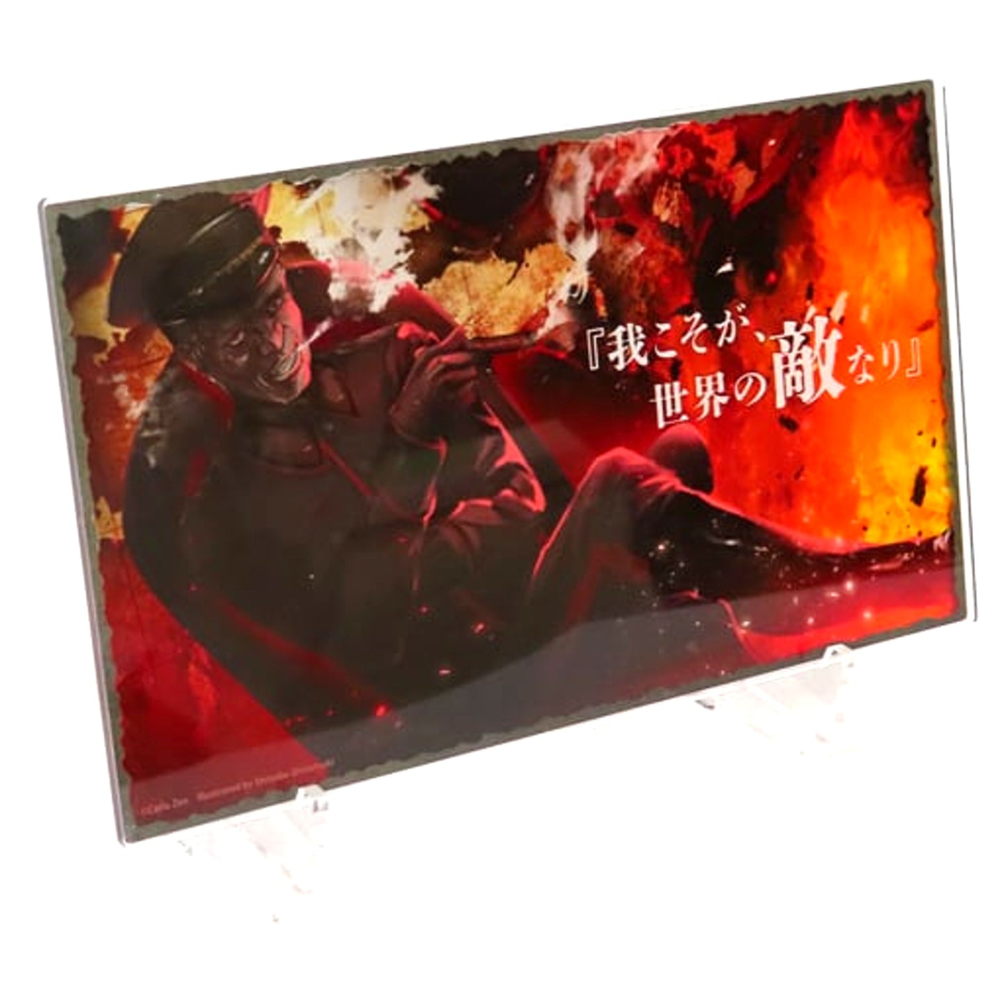 Vol. 12 Illustration H The Saga of Tanya the Evil Online Kujibikido B-8 Prize Acrylic Plate [USED]