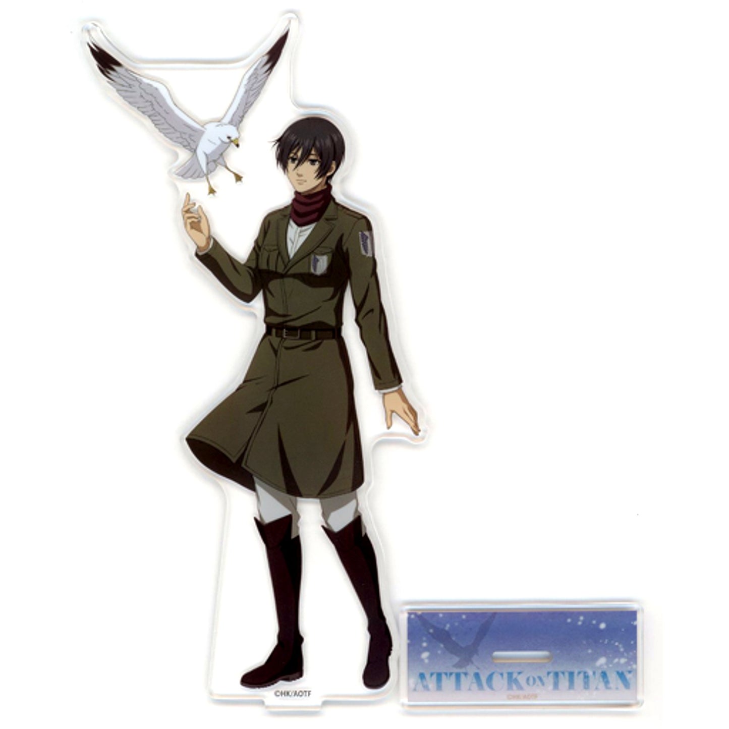 Mikasa Ackerman Attack on Titan Acrylic Stand Wakudoki Kuji Fly to next HOPE ver. Prize F [USED]