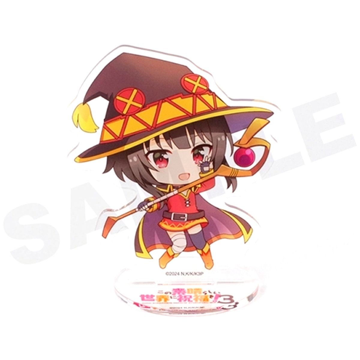 Megumin Acrylic Figure Stand KonoSuba: God's Blessing on This Wonderful World! 3 [USED]