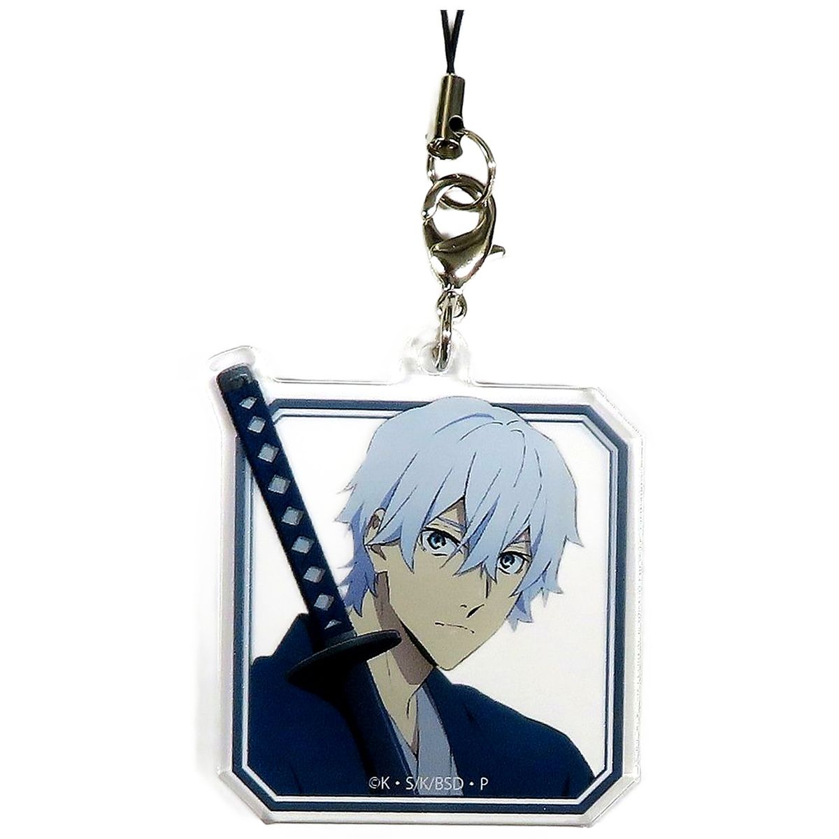 Yukichi Fukuzawa Default Style Bungo Stray Dogs Tanteisha Setsuritsu Hiwa Acrylic Strap Kujibikido Limited Prize C-2 Key Chain [USED]