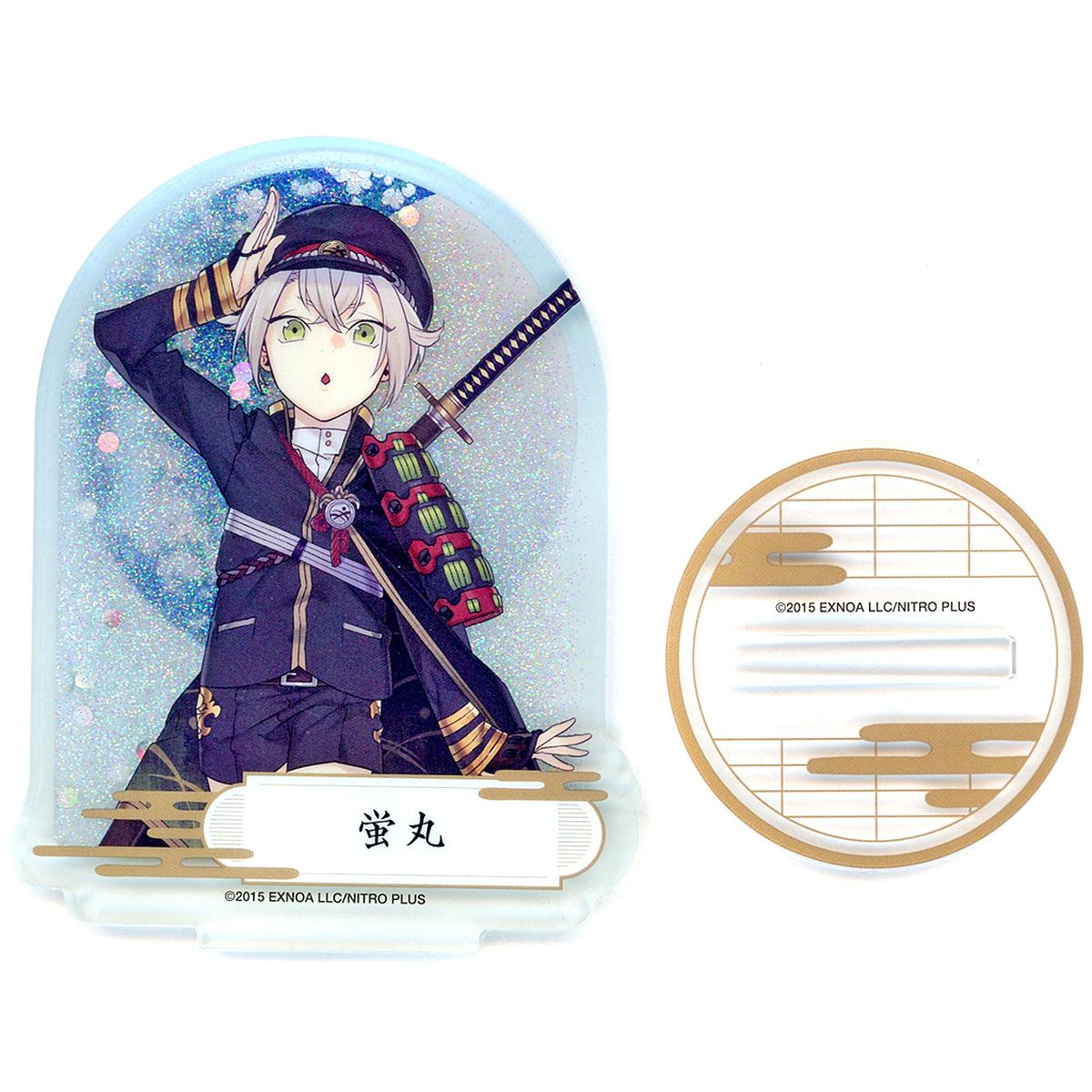 Hotarumaru Touken Ranbu ONLINE Service 9th Anniversary Commemoration: Ba Kyu Ko Kyu Fair Prism Acrylic Stand [USED]