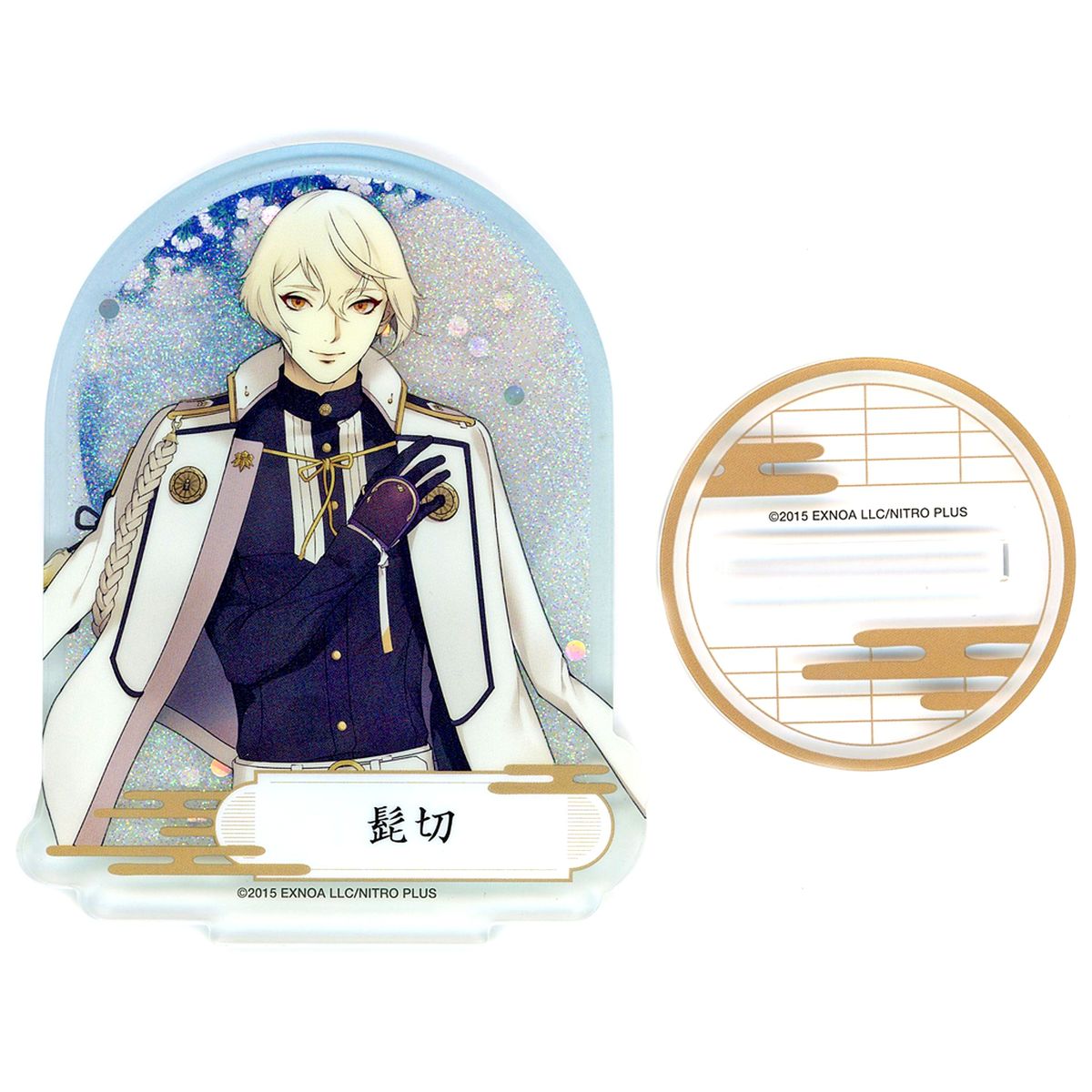 Higekiri Touken Ranbu ONLINE Prism Acrylic Stand 9th Service Anniversary Fair [USED]