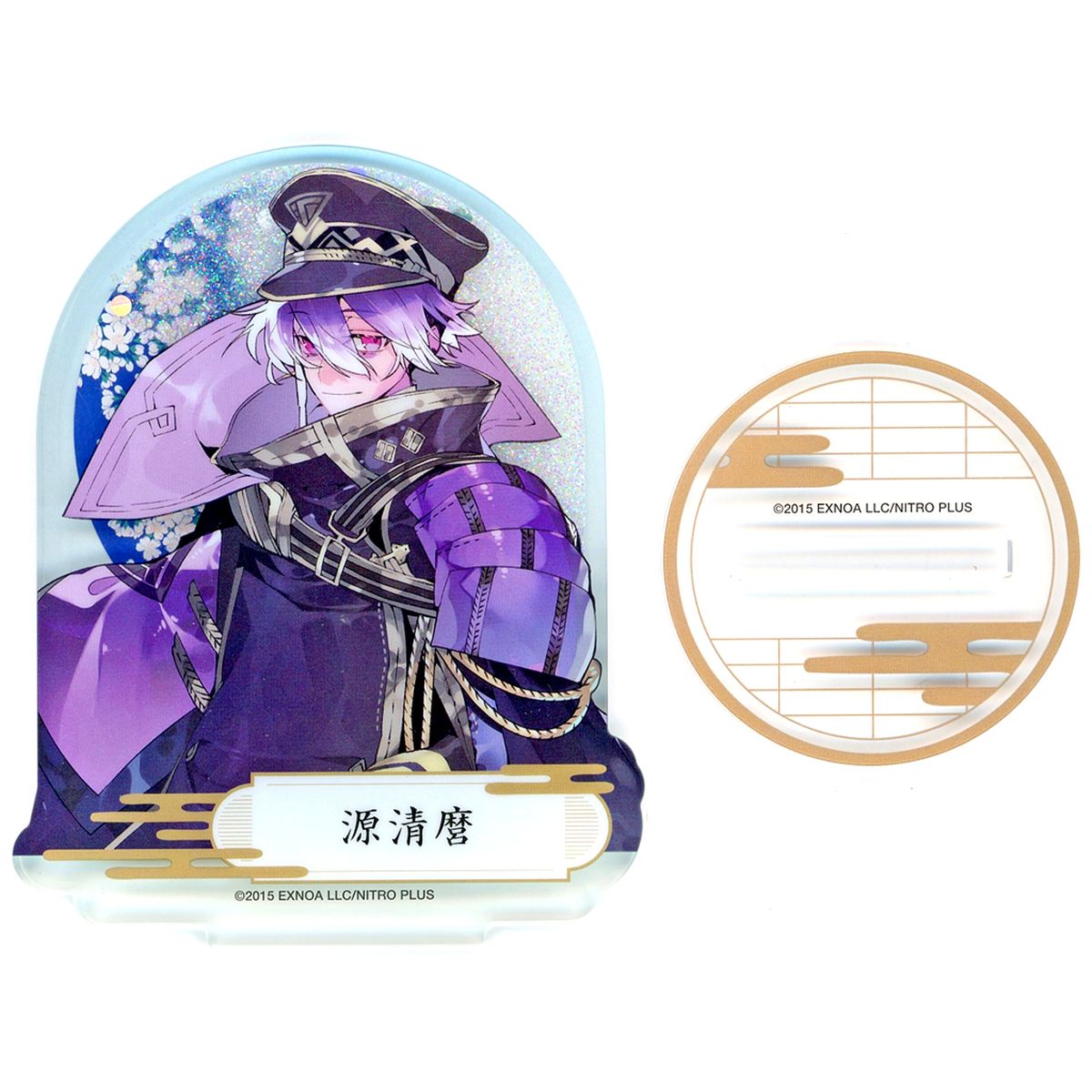 Minamoto Kiyomaro Touken Ranbu ONLINE Prism Acrylic Stand 9th Service Anniversary Fair [USED]
