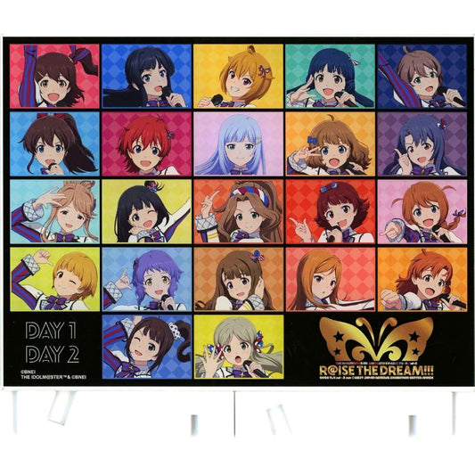 Group THE IDOLM@STER MILLION LIVE! Commemoration Official Acrylic Panel 10thLIVE TOUR Act-3 [USED]
