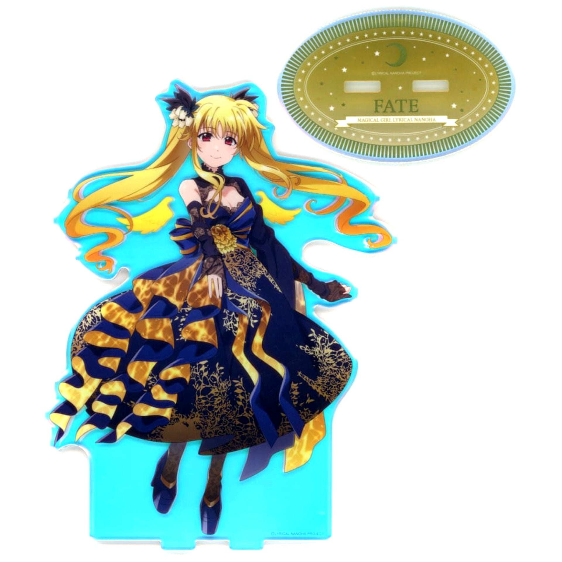 Fate Testarossa Lyrical Fantasy Ver. Hologram Acrylic Stand Figure Magical Girl Lyrical Nanoha Lyrical Store 2023 Lyrical Fantasy [USED]