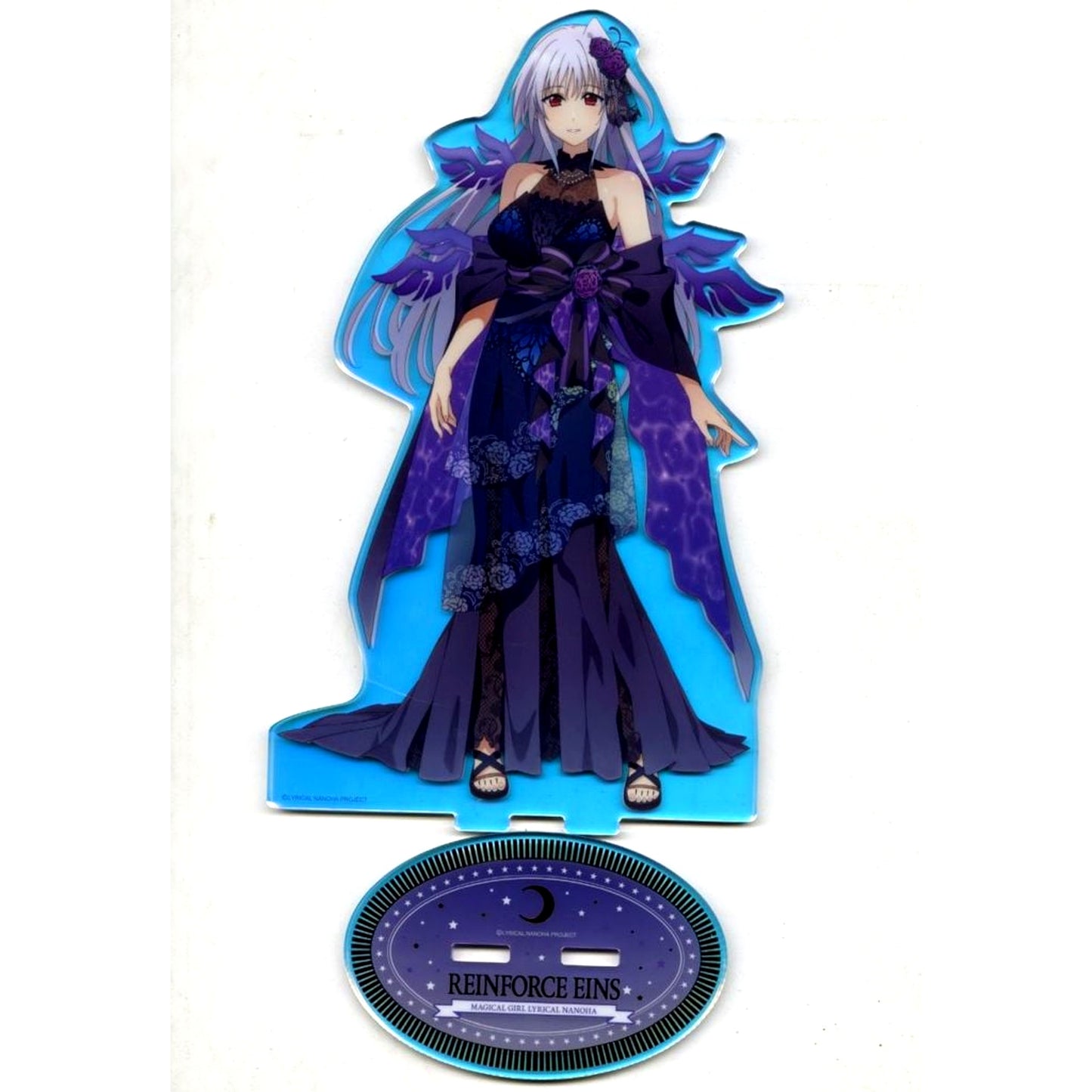 Reinforce Eins Hologram Acrylic Stand Figure Lyrical Fantasy Ver. Magical Girl Lyrical Nanoha Lyrical Store 2023 Lyrical Fantasy [USED]