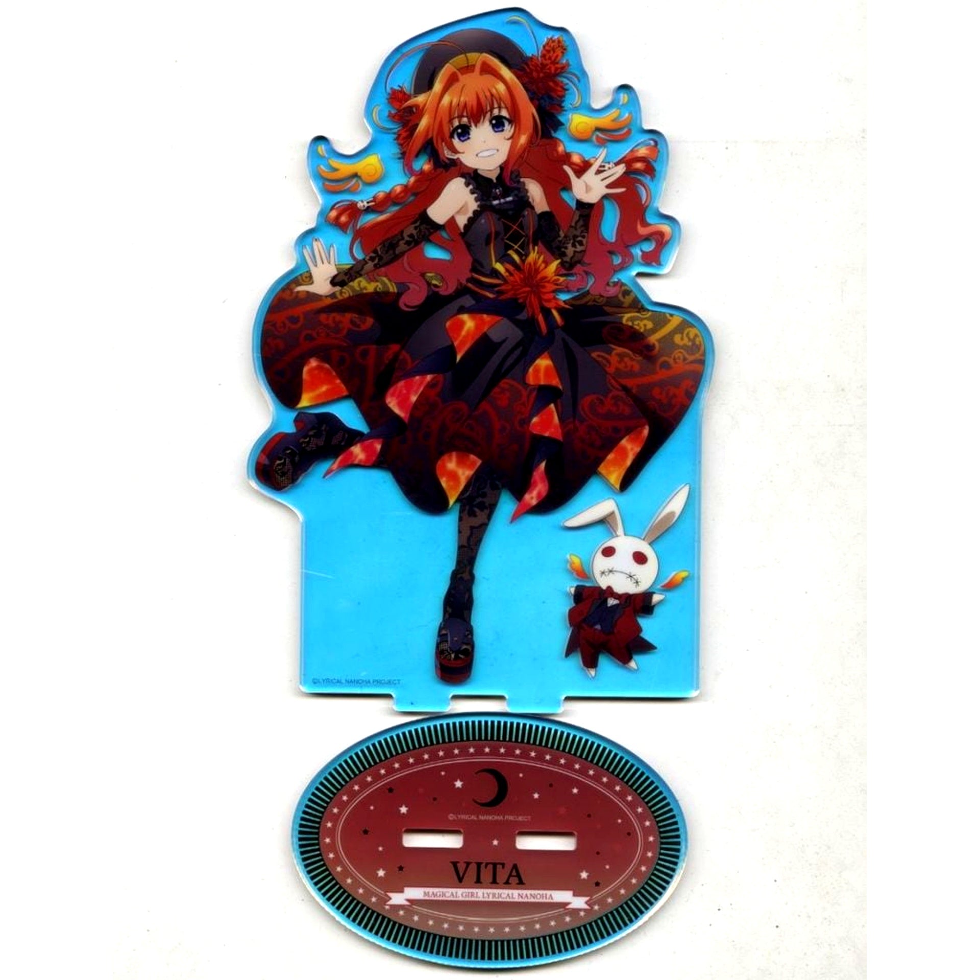 Vita Lyrical Fantasy Ver. Hologram Acrylic Stand Figure Magical Girl Lyrical Nanoha Lyrical Store 2023 Lyrical Fantasy [USED]