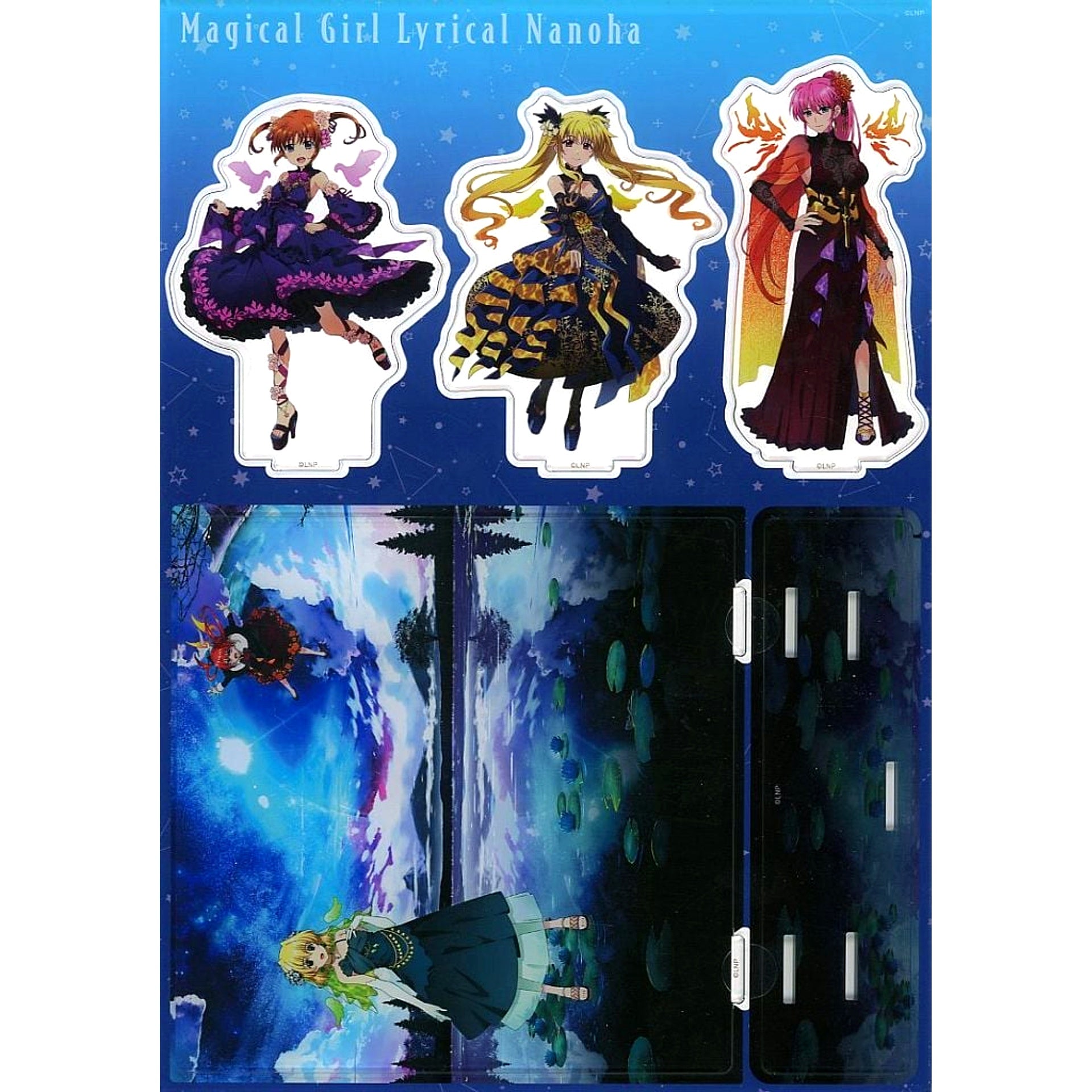Group A Acrylic Diorama Lyrical Fantasy Ver. Magical Girl Lyrical Nanoha Lyrical Store 2023 Lyrical Fantasy [USED]