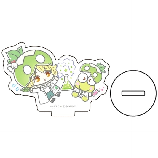 Suika x Kero Kero Keroppi Dr.STONE x Sanrio Characters Acrylic Petit Stand 03. White Coat - Mini Character Illustration [USED]