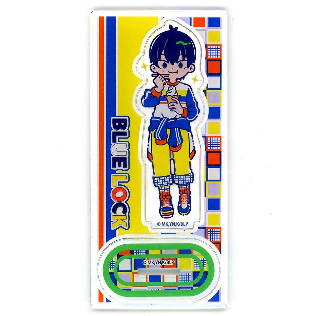 Yoichi Isagi Retopop Acrylic Stand Blue Lock x Ministop [USED]