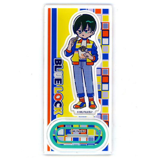 Rin Itoshi Retopop Acrylic Stand Blue Lock x Ministop [USED]