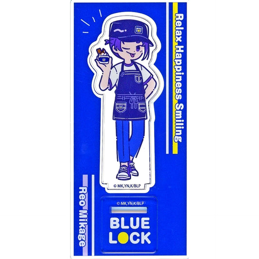Reo Mikage Retopopu Acrylic Stand Blue Lock x Ministop Minisof [USED]