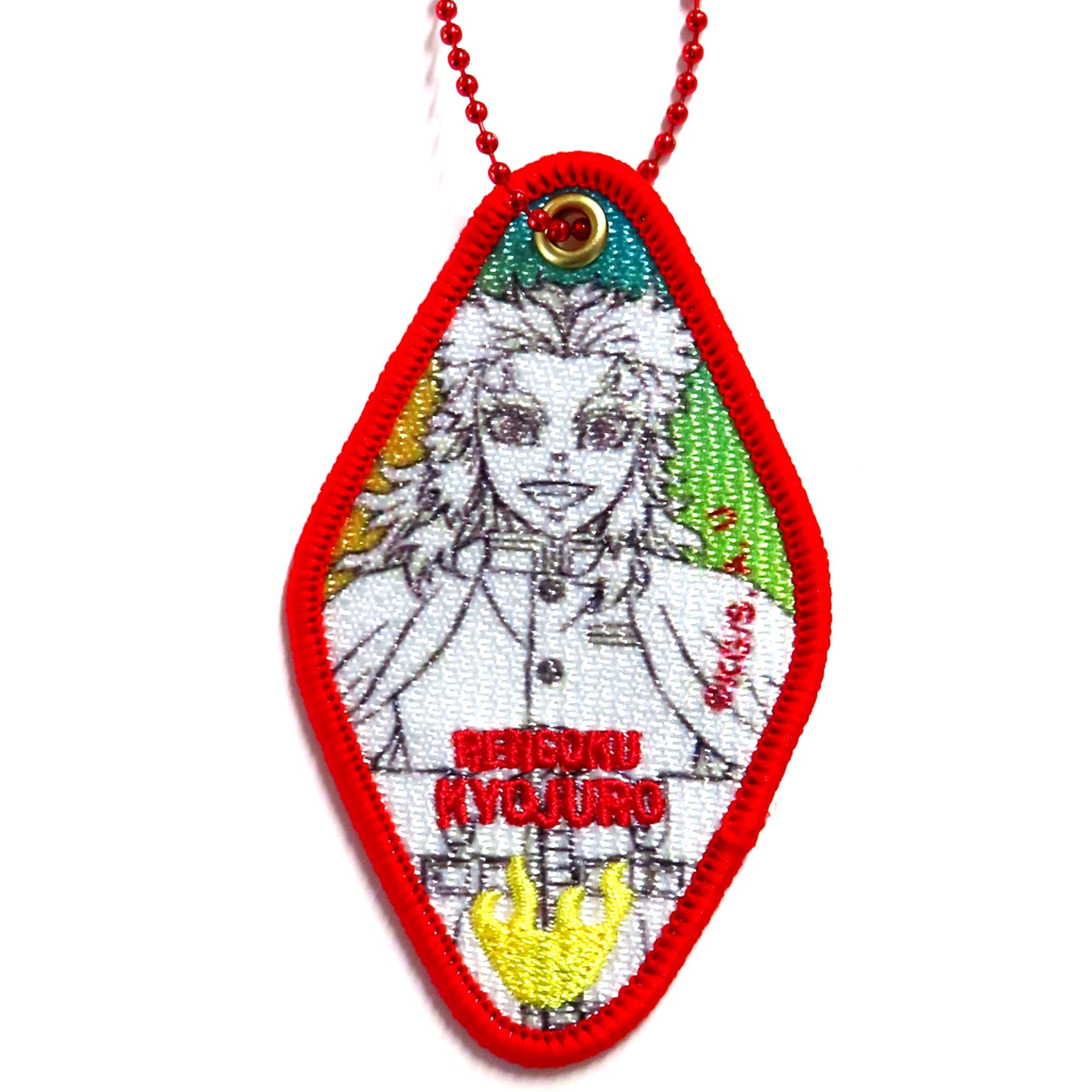 Kyojuro Rengoku Key Animation Demon Slayer Kimetsu no Yaiba x ufotable DINING HIROMA Random Patch Keychain Opening Commemoration [USED]