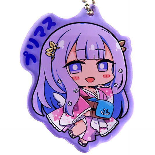 Plymouth Deformed Acrylic Keychain Azur Lane x Sento Collabo Tatsumi Onsen / Daikokuyu [USED]