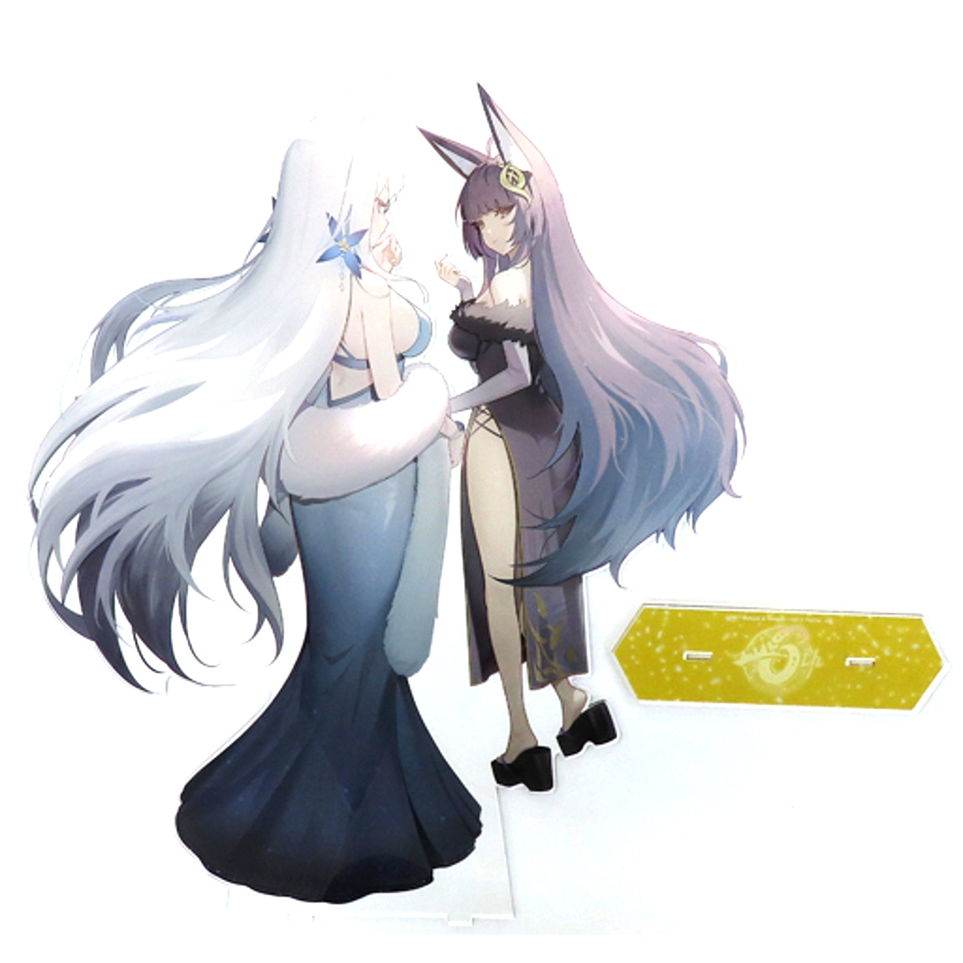 Musashi & Shinano 005 Azur Lane 6th Anniv Big Acrylic Chara Stand 6th Anniv Fes [USED]