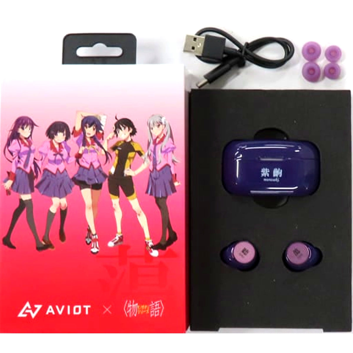 Monogatari Series Tore Model True Wireless Earphones x AVIOT [USED]