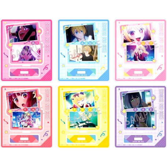 Set of 6 Oshi no Ko Trading Acrylic Stand [USED]