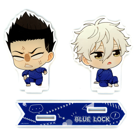 Shoei Barou and Seishiro Nagi Puyokore Talking Acrylic Stand Blue Lock [USED]