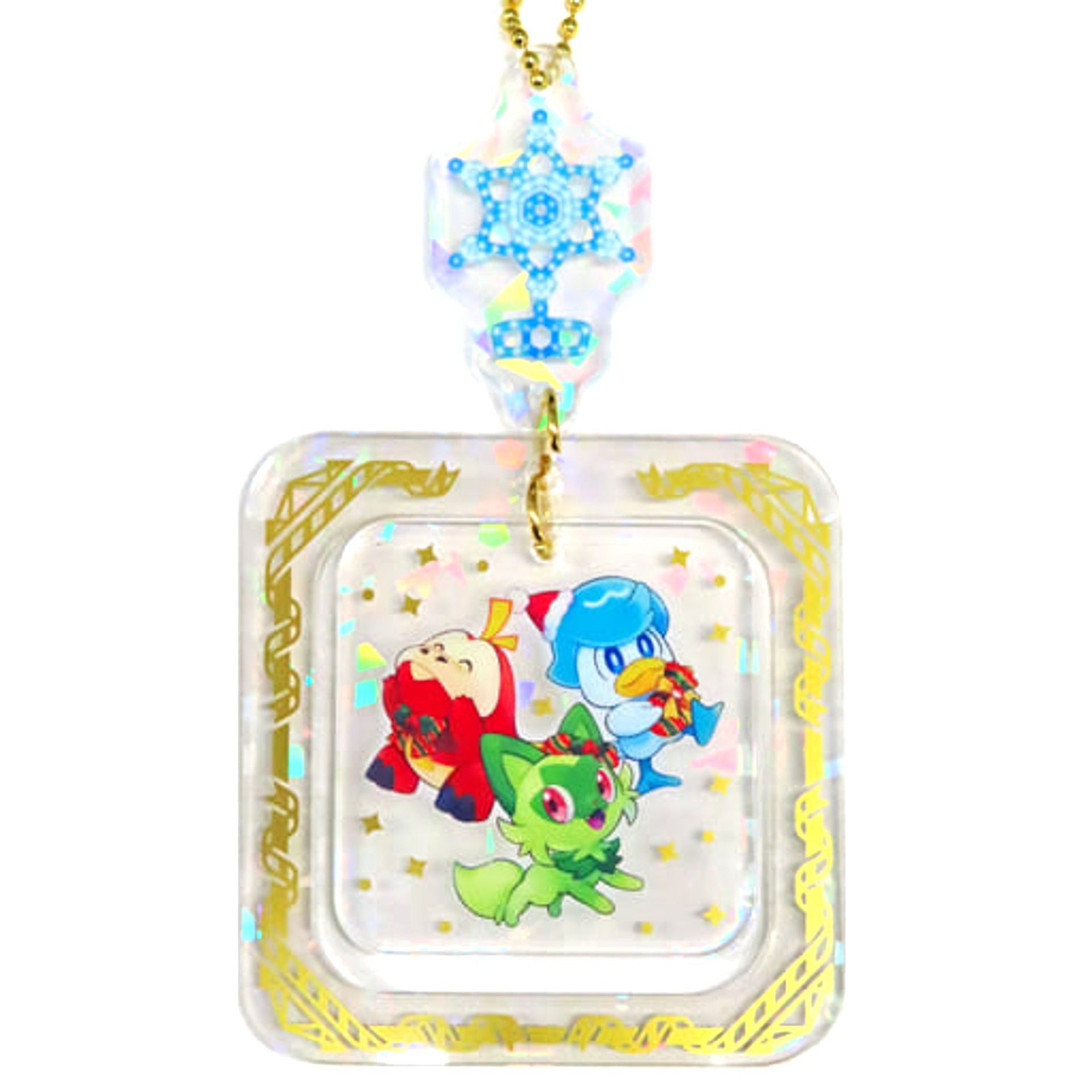 Pokemon Sprigatito & Others Paldea's Christmas Market Terastal Ornament Collection Pokemon Center Limited Keychains [USED]