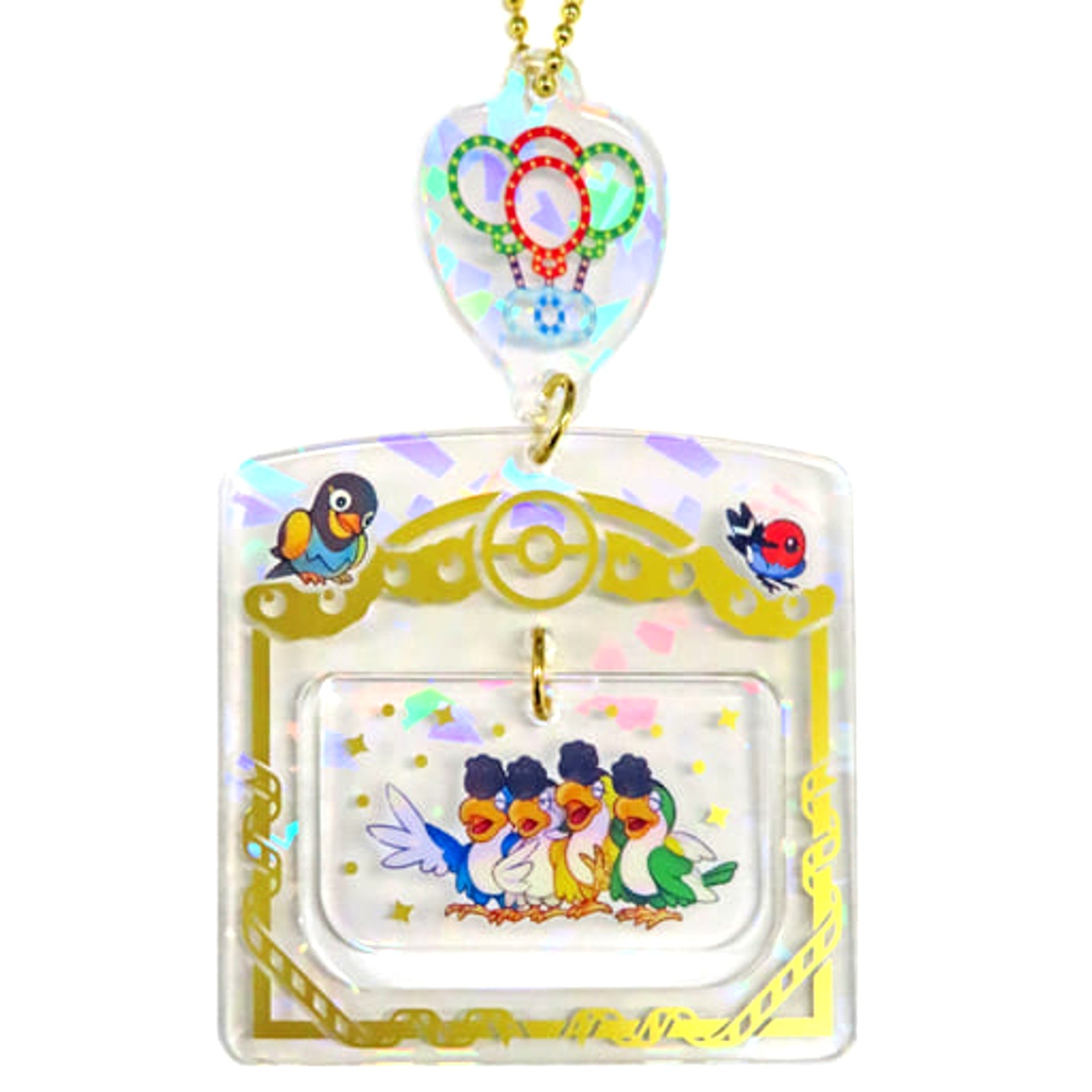 Pokemon Squawkabilly Paldea's Christmas Market Terastal Ornament Collection Pokemon Center Limited Keychains [USED]
