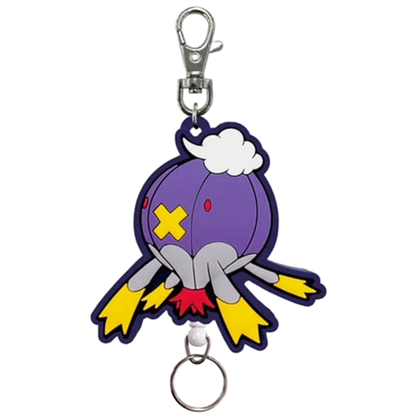 Pokemon Drifblim Rubber Reel Keychain Pokemon Center Limited Keychains [USED]