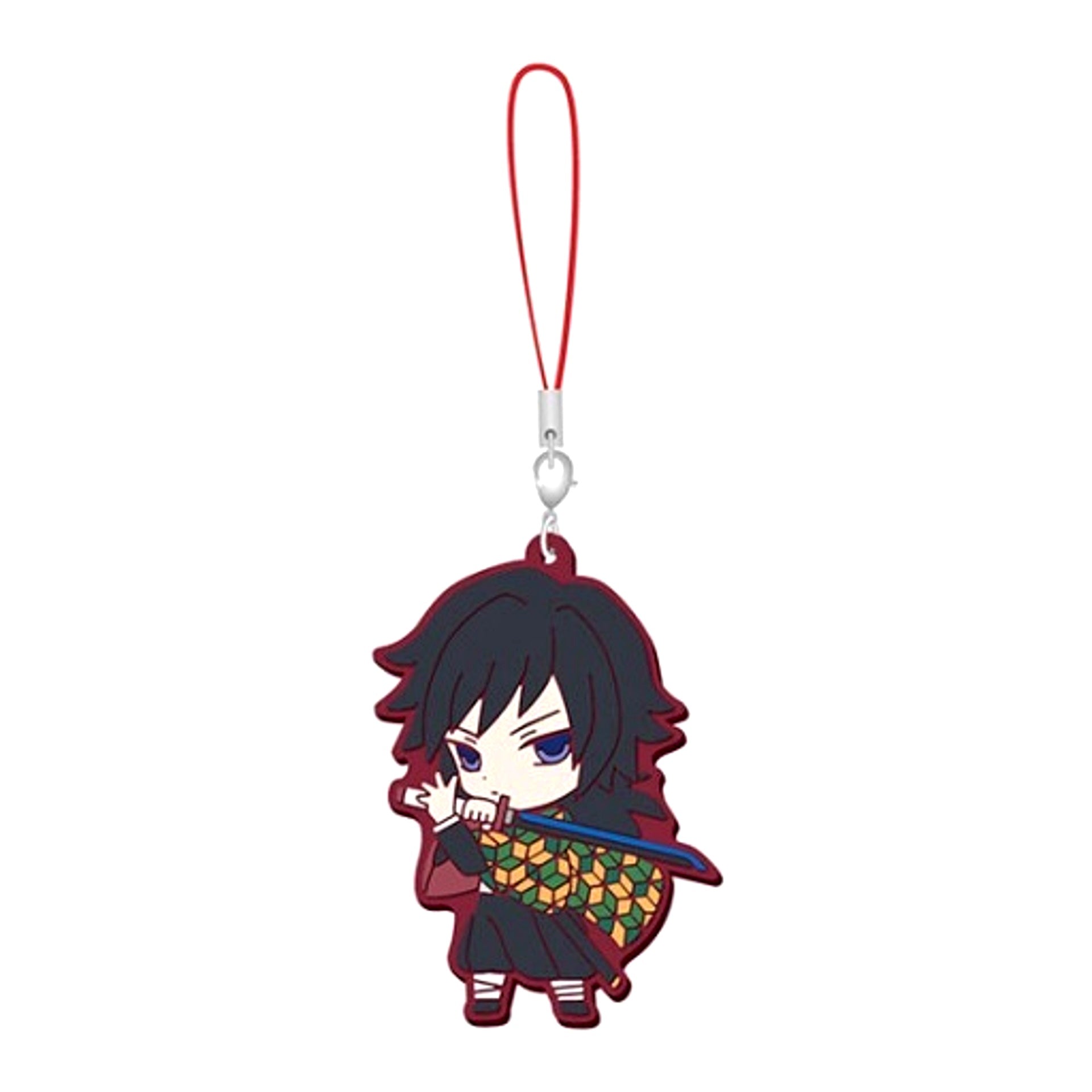 Giyu Tomioka Demon Slayer: Kimetsu no Yaiba Metsu! Capsule Rubber Mascot TV Anime Series [USED]