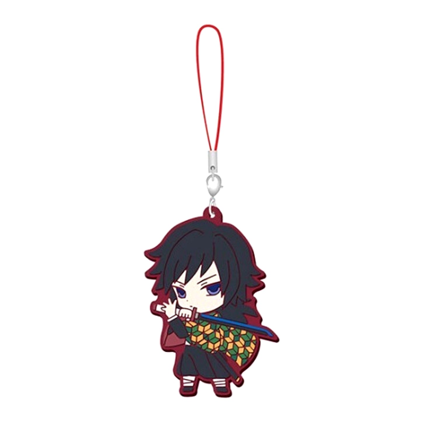 Giyu Tomioka Demon Slayer: Kimetsu no Yaiba Metsu! Capsule Rubber Mascot TV Anime Series [USED]