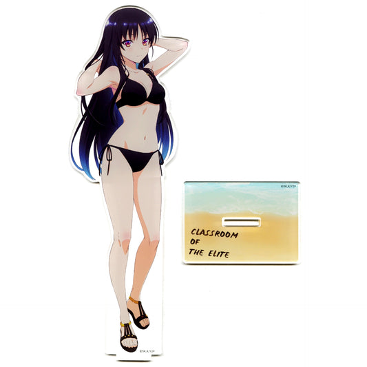 Suzune Horikita Sea Illustration Oversized Acrylic Stand Classroom of the Elite Pop Up Shop [USED]
