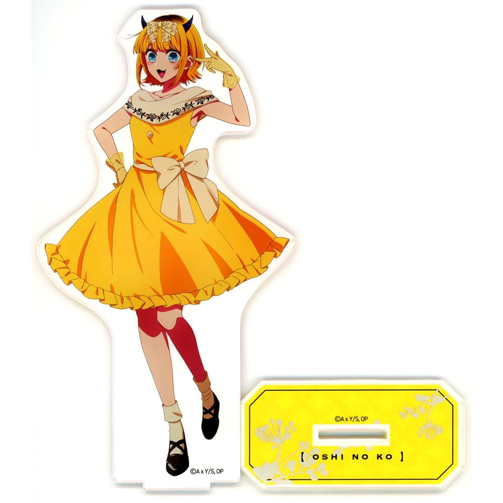 MEM-cho Oshi no Ko Toei Uzumasa Eigamura Collaboration Aim for the No.1 Star at Eigamura - In This Entertainment World, Attendance Results Are a Weapon - Acrylic Figure Stand Eigamura ver. One Piece [USED]