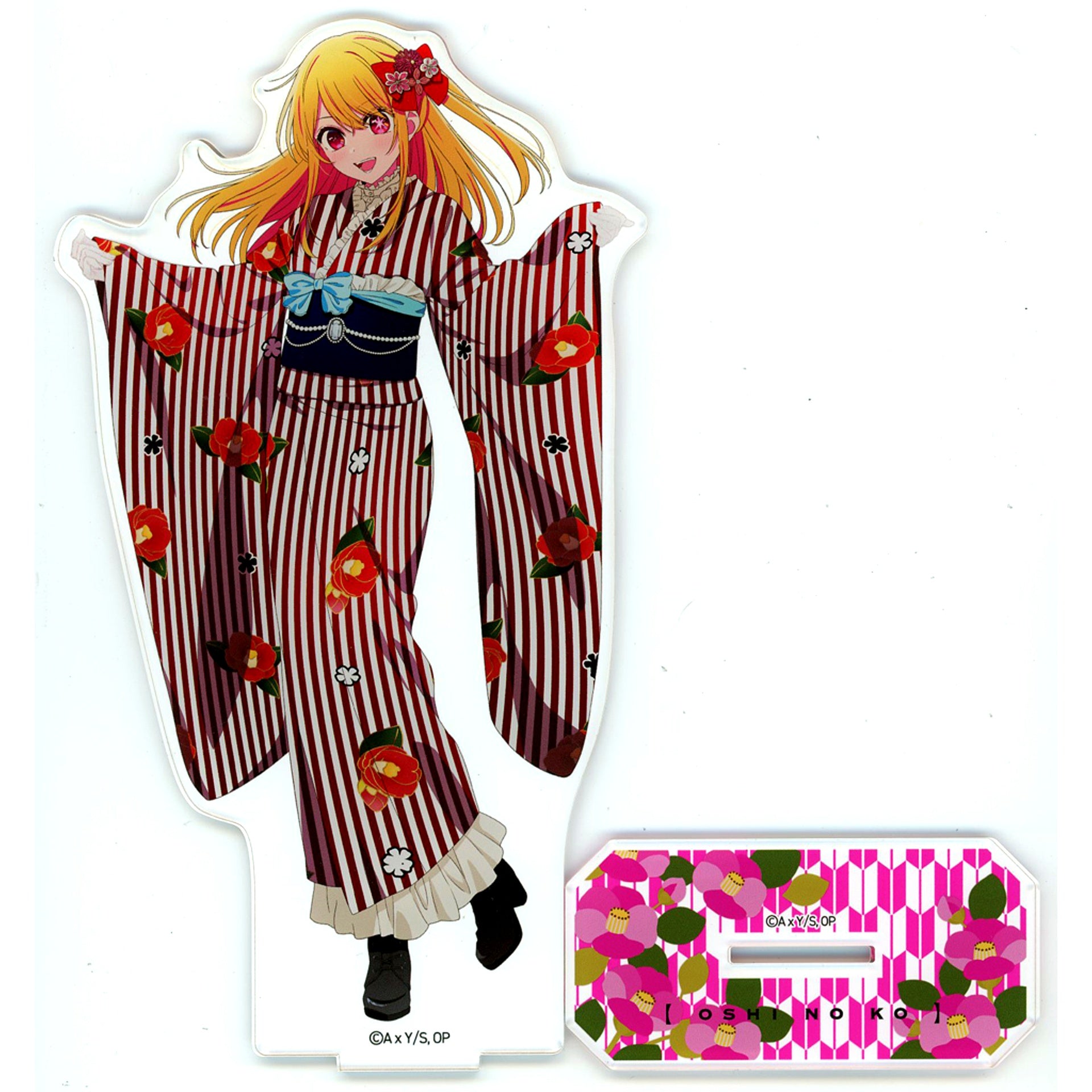 Ruby Hoshino Acrylic Figure Stand Eigamura Ver. Kimono Oshi no Ko x Toei Kyoto Studio Park Collabo Aim Eigamuras First Star In this entertainment world mobilization numbers are a weapon [USED]