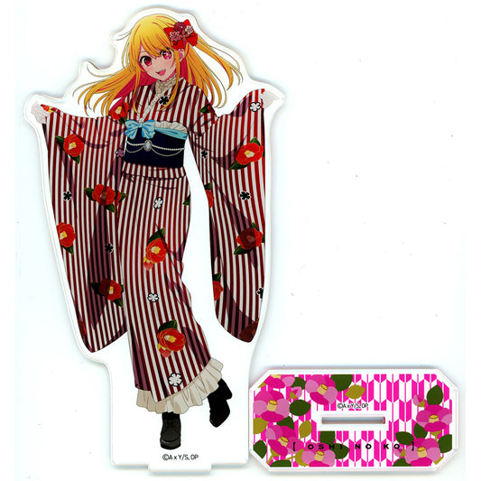 Ruby Hoshino Acrylic Figure Stand Eigamura Ver. Kimono Oshi no Ko x Toei Kyoto Studio Park Collabo Aim Eigamuras First Star In this entertainment world mobilization numbers are a weapon [USED]