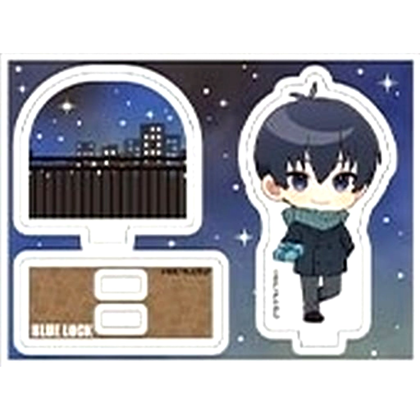 Yoichi Isagi Blue Lock Trading Acrylic Stand Mini Character winter ver. Animate Girls Festival 2023 Goods [USED]