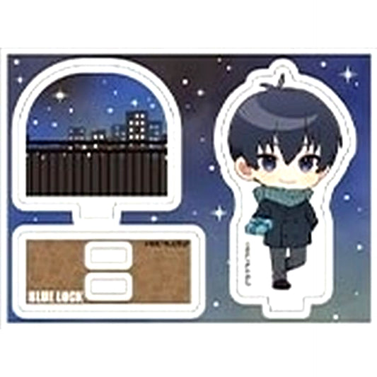 Yoichi Isagi Blue Lock Trading Acrylic Stand Mini Character winter ver. Animate Girls Festival 2023 Goods [USED]