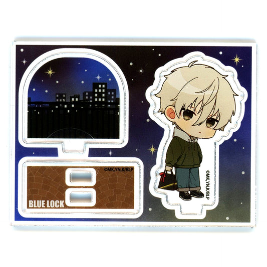 Seishiro Nagi Blue Lock Trading Acrylic Stand Mini Character winter ver. Animate Girls Festival 2023 Goods [USED]
