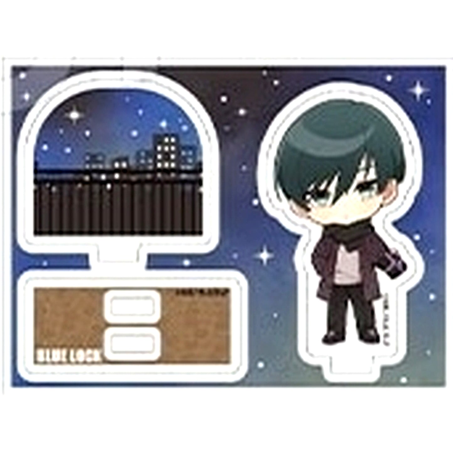 Rin Itoshi Blue Lock Trading Acrylic Stand Mini Character Winter ver. Animate Girls Festival 2023 [USED]