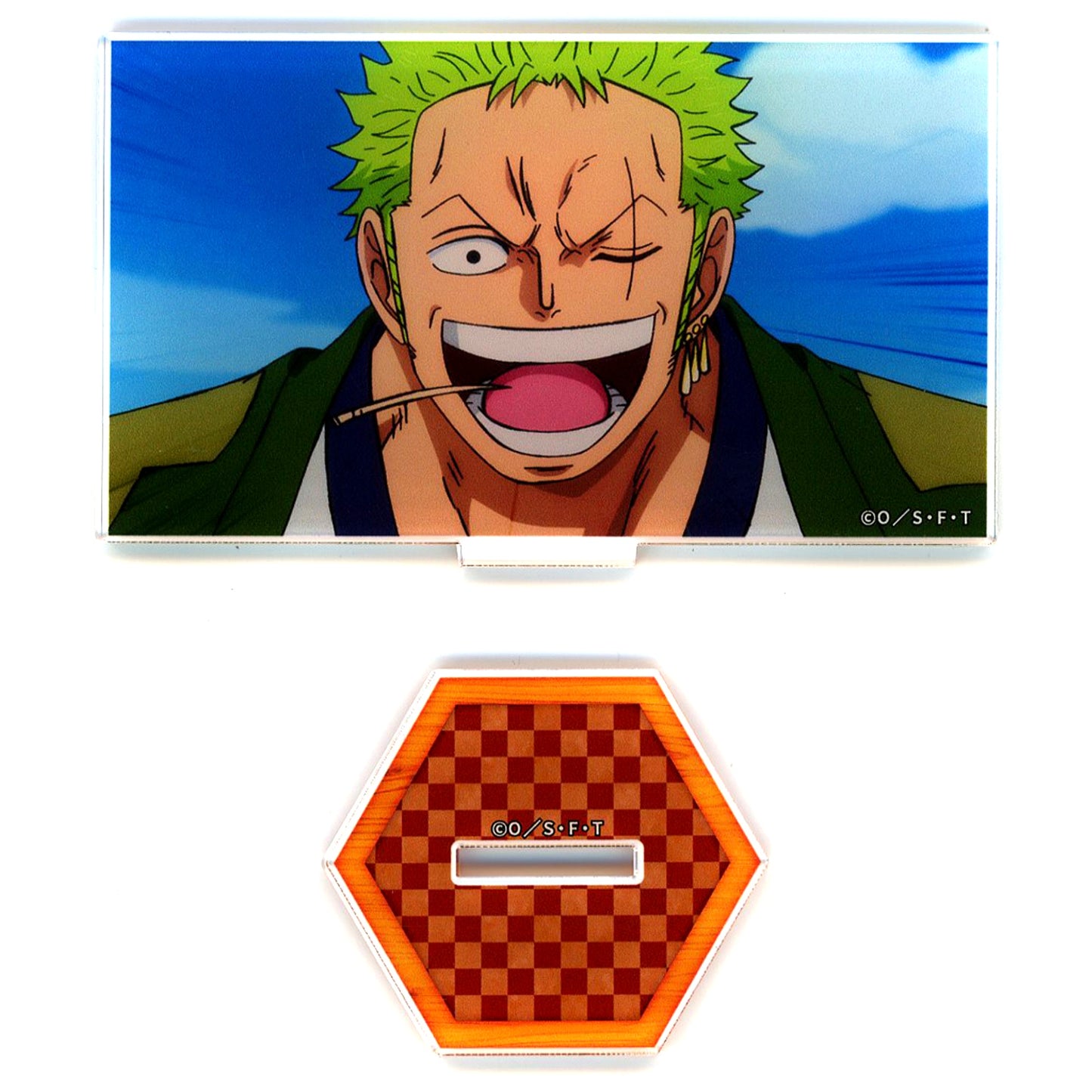Roronoa Zoro - Open Mouth One Piece Trading Scene Acrylic Stand Vol. 1 [USED]