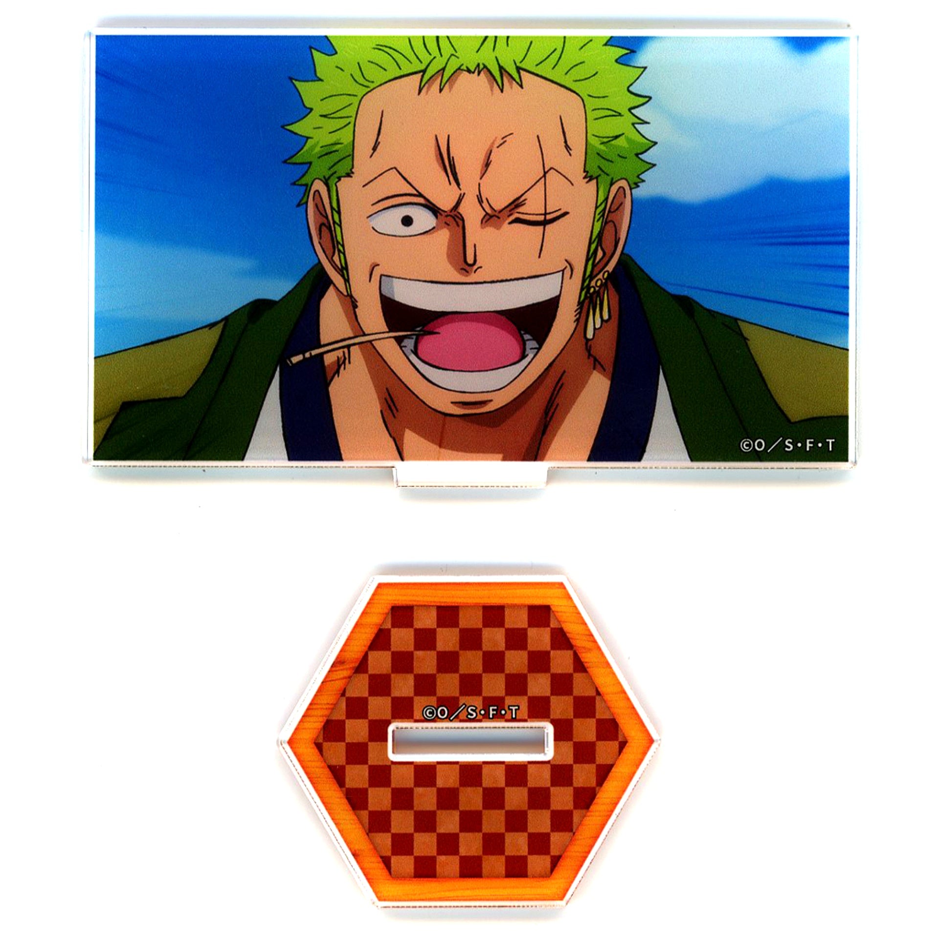 Roronoa Zoro - Open Mouth One Piece Trading Scene Acrylic Stand Vol. 1 [USED]