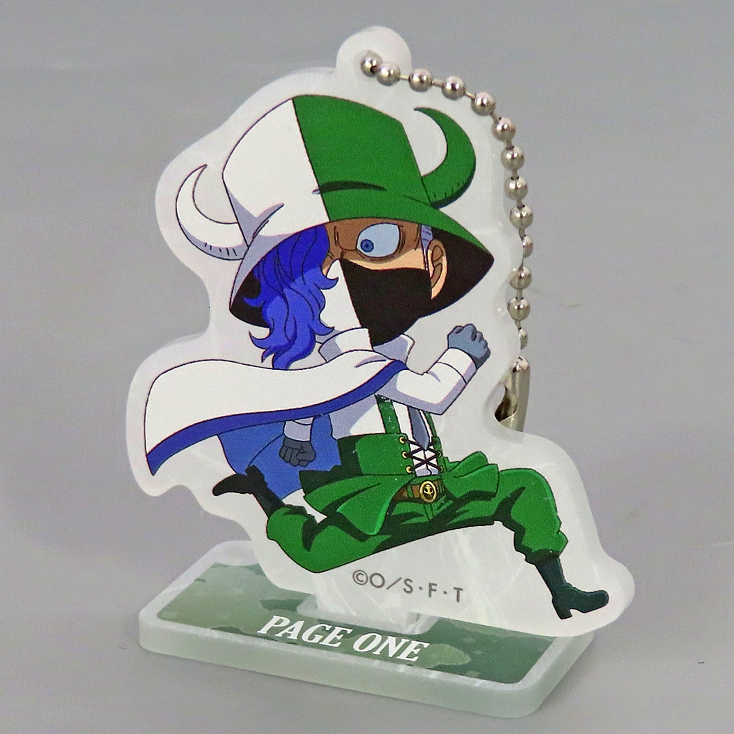 Page One One Piece Wano Country Mini Theater Washi Paper Acrylic Keychain Collection [USED]