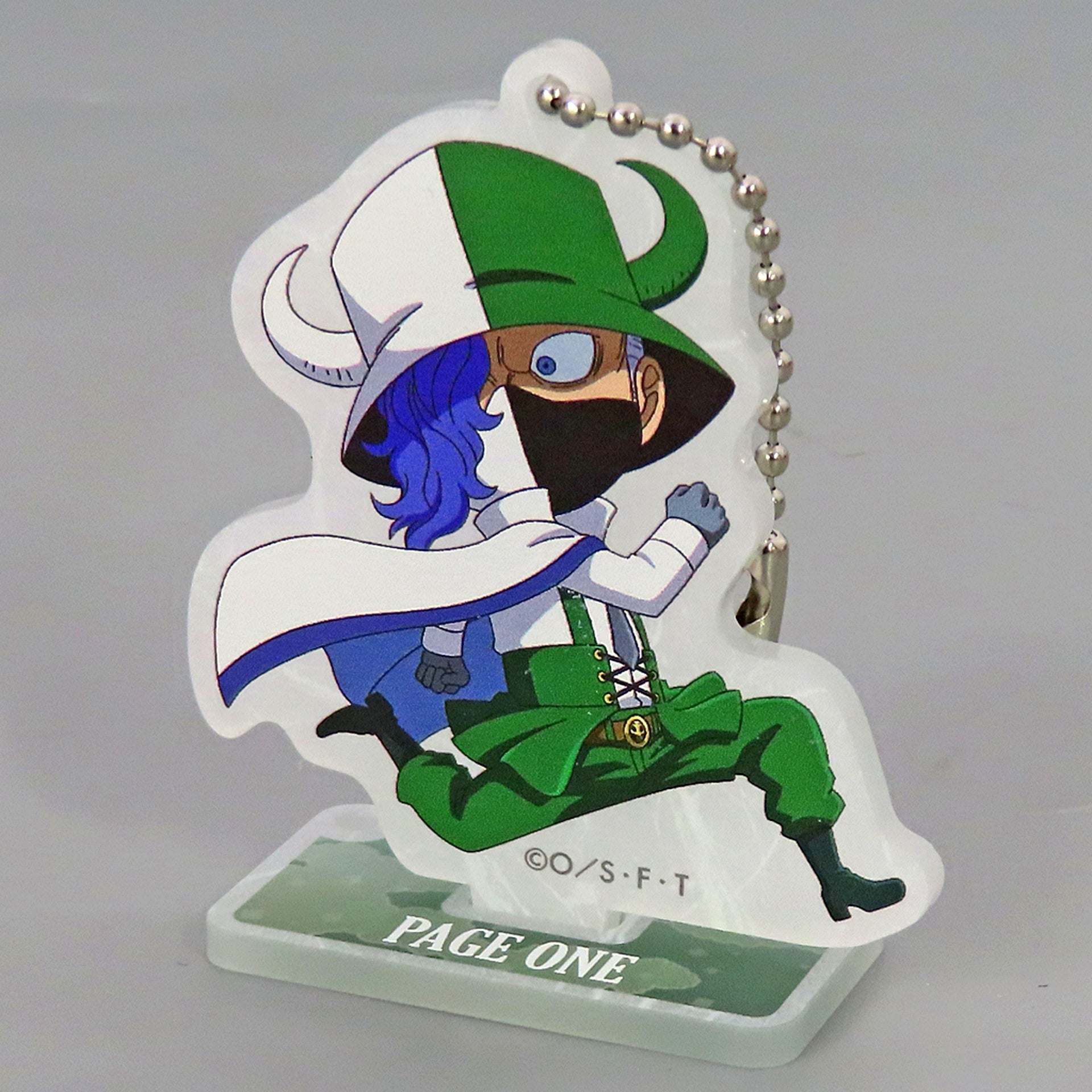 Page One One Piece Wano Country Mini Theater Washi Paper Acrylic Keychain Collection [USED]