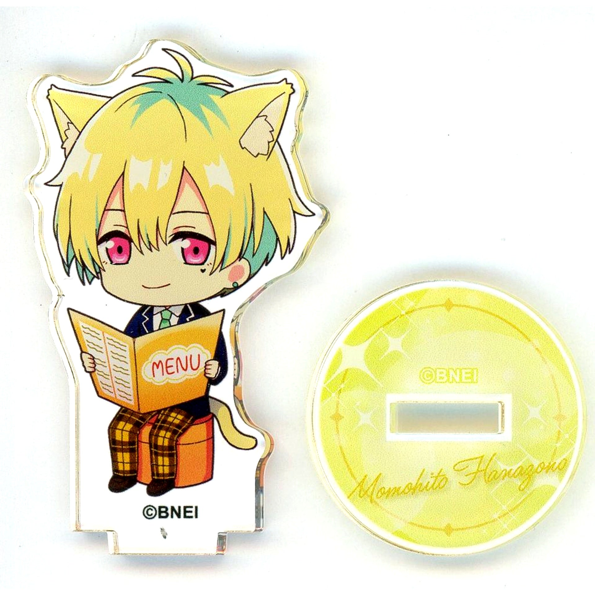 Momohito Hanazono THE IDOLM@STER SideM Mini Acrylic Stand x Karaoke Manekineko BOX B [USED]