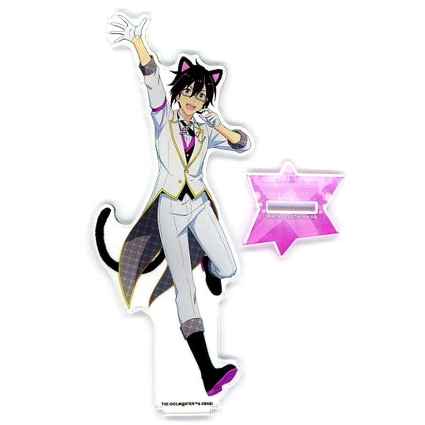 Shiki Iseya THE IDOLM@STER SideM x Karaoke Manekineko Acrylic Stand [USED]