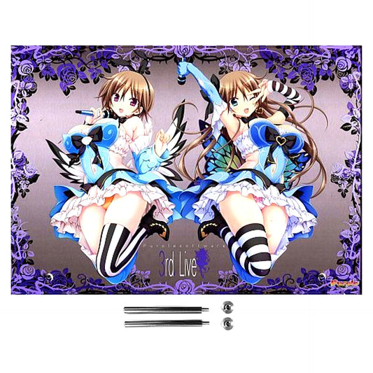 Arisu Toriumi & Yuko Toriumi Hapimea Purple Software 3rd Live Acrylic Stand [USED]