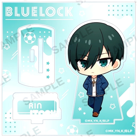 Rin Itoshi Showtime Diorama Acrylic Stand Blue Lock [USED]