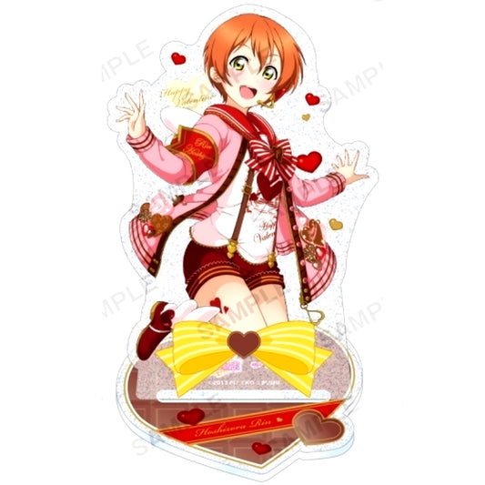 Rin Hoshizora Mu's Valentine Ver. Love Live! School Idol Festival Kirarin Acrylic Stand [USED]