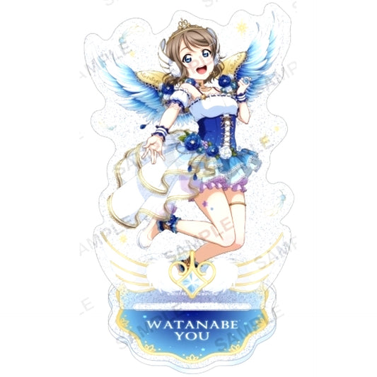 You Watanabe Aqours Angel Ver. Kirarin Acrylic Stand Love Live! School Idol Festival [USED]